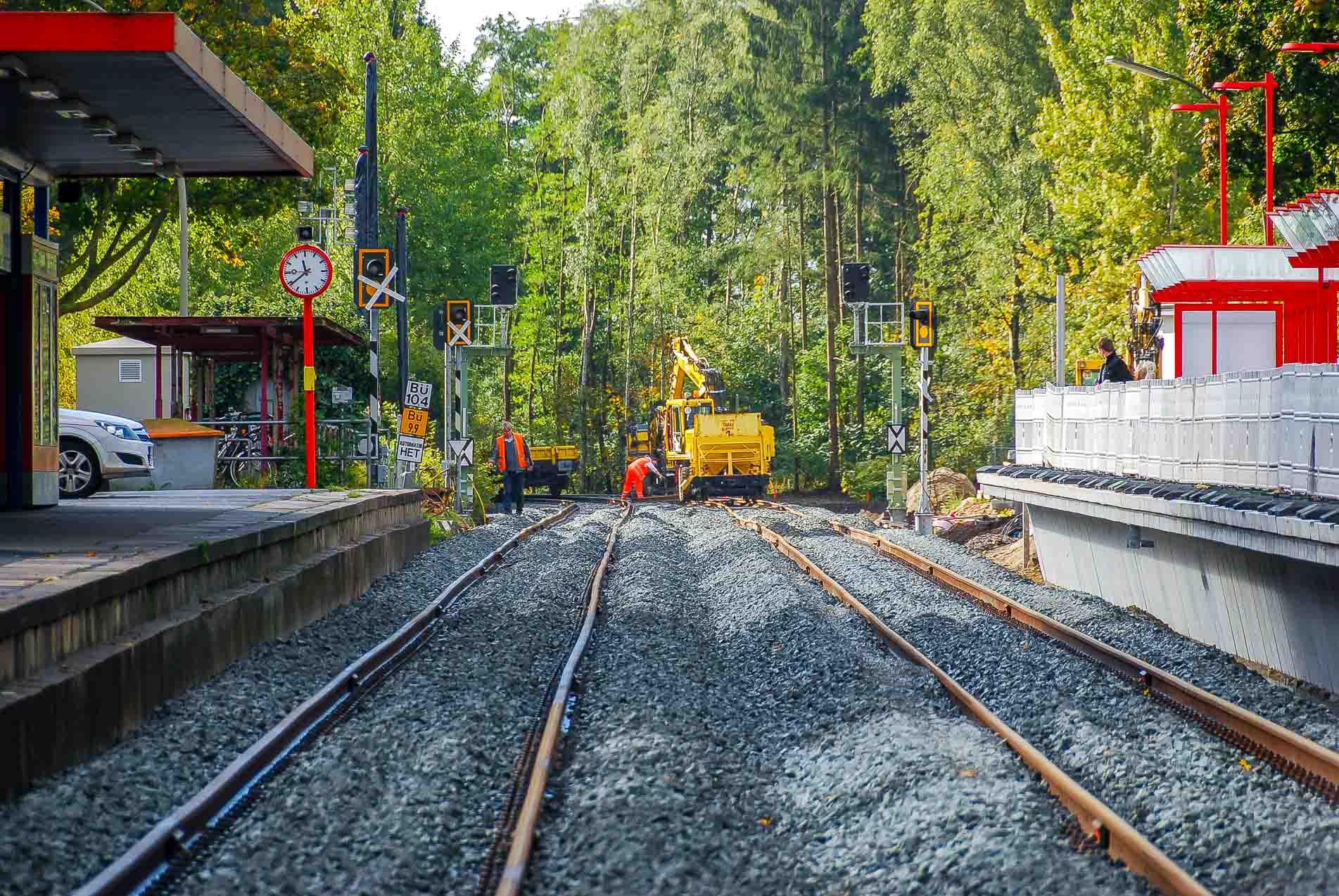 Zweigleisiger AKNAusbau zwischen Hamburg und Bönningstedt